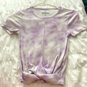 Hollister must have collection, purple and white tie-dye